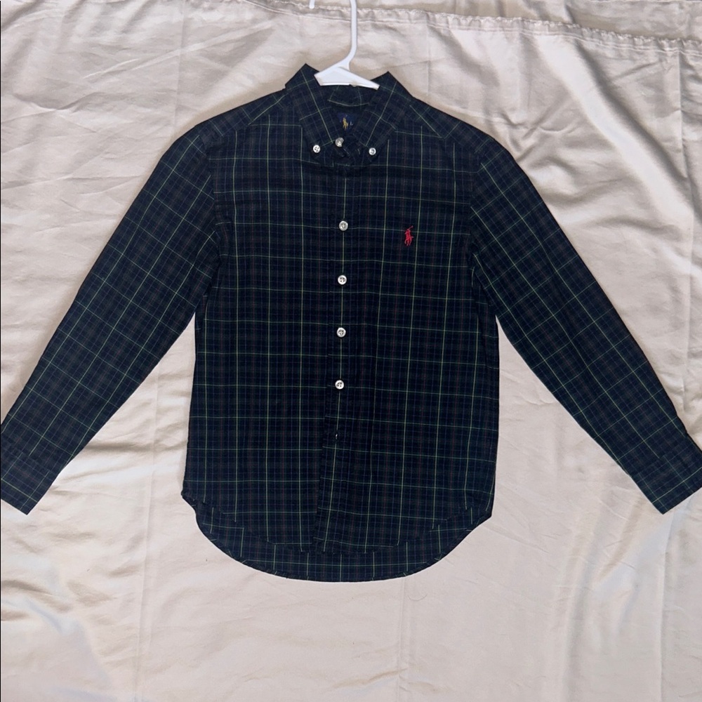 Ralph Lauren boys S/P (8) Plaid Button Down